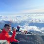 Gabriele Lovera in vetta al Monviso Gabriele Lovera in vetta al Monviso