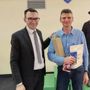 Romano Serra a destra. Foto d'archivio Romano Serra a destra. Foto d'archivio
