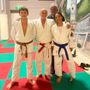 Benjdia Miriam e Gabriel Dutto con il Maestro Leonardo Nicosia. Benjdia Miriam e Gabriel Dutto con il Maestro Leonardo Nicosia.