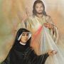 In foto l’immagine di Gesù misericordioso e santa Faustina Kowalska