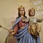La statua dell’Ausiliatrice nella cappella dei Salesiani di Bra