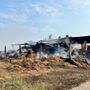 Lo stabile interessato dall'incendio