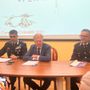 Al Comando Carabinieri la conferenza tenuta dal procuratore capo Onelio Dodero. Alla sua destra il comandante provinciale dell'Arma, colonnello Marco Piras Al Comando Carabinieri la conferenza tenuta dal procuratore capo Onelio Dodero. Alla sua destra il comandante provinciale dell'Arma, colonnello Marco Piras