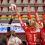 La Honda Cuneo Granda Volley in azione contro le Farfalle di Busto (Foto di Alessandro Umberto - Fotografia Galbiati)