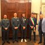 Il campione di tiro con l'arco Michea Godano accolto in Comune