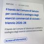 Saluzzo, fino a 4.000 euro per i negozi di vicinato: aperto il bando anti-desertificazione Saluzzo, fino a 4.000 euro per i negozi di vicinato: aperto il bando anti-desertificazione