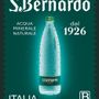 Nuovi francobolli dedicati al made in Italy: uno celebra la bottiglia Acqua San Bernardo progettata da Giugiaro