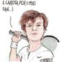 La vignetta di Paparelli per Jannik Sinner La vignetta di Paparelli per Jannik Sinner