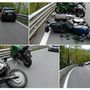Scontro tra moto sulla Statale 28: tre feriti, due in codice giallo