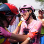 Elisa Balsamo con la maglia rosa, nel maggio scorso Elisa Balsamo con la maglia rosa, nel maggio scorso