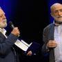 Carlo Petrini e Sergio Staino (foto di Roberto Molteni)