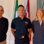 Marco Zavatteri il nuovo agente di Polizia Locale di Manta tra il sindaco Ivana Casale e il vice Pierfranco Margaria Marco Zavatteri il nuovo agente di Polizia Locale di Manta tra il sindaco Ivana Casale e il vice Pierfranco Margaria