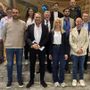 Paolo Bongioanni con Laura Capra e i suoi rappresentanti di lista Paolo Bongioanni con Laura Capra e i suoi rappresentanti di lista