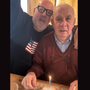 Il signor Ezio Da Roit con il figlio Dario in occasione dell'87° compleanno Il signor Ezio Da Roit con il figlio Dario in occasione dell'87° compleanno