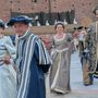 Alberto Galleano e la sorella Maura al Palio 26 di Fossano, davanti i genitori Alberto Galleano e la sorella Maura al Palio 26 di Fossano, davanti i genitori