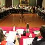Un momento della seduta consigliare di ieri