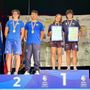 Da sinistra: Bottasso e Brunori Campioni Italiani junior C2 misto Da sinistra: Bottasso e Brunori Campioni Italiani junior C2 misto