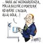 Riflessioni sulla siccità nella vignetta di Danilo Paparelli Riflessioni sulla siccità nella vignetta di Danilo Paparelli