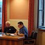 In foto da sinistra i consiglieri di minoranza Roberto Giraudo e Dennis Scotti
