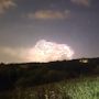 Il temporale nella notte tra sabato e domenica fotografato in zona Vicoforte da un lettore