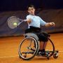 Lorenzo Politanò in azione al Tennis Villa Carpena (Foto Fitp)