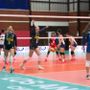 Borello festeggia per la conquista dell'ultimo punto del match contro la Cina Taipei Borello festeggia per la conquista dell'ultimo punto del match contro la Cina Taipei