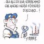 La vignetta di Paparelli sul futuro dell'Ilva La vignetta di Paparelli sul futuro dell'Ilva