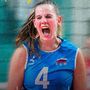 La slovena Masa Pucelj . Foto pagina fb Granda Volley - Italian Women’s Volleyball Team La slovena Masa Pucelj . Foto pagina fb Granda Volley - Italian Women’s Volleyball Team
