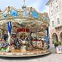 In piazza Maggiore a Mondovì è tornata la giostra dei cavalli