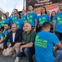 Volontari con sindaco Lorenzo Benzo e consigliere regionale Franco Graglia Volontari con sindaco Lorenzo Benzo e consigliere regionale Franco Graglia