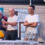 Da sinistr: Willy Rosso, il sindaco di Busca Ezio Donadio e Alessandro Mario, CEO di Falegnameria GMG Da sinistr: Willy Rosso, il sindaco di Busca Ezio Donadio e Alessandro Mario, CEO di Falegnameria GMG