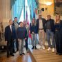 Rinnovata l'intesa tra la giunta guidata dal sindaco Luca Robaldo e Cgil, Cisl e Uil coi pensionati Spi, Fnp e Uilp Rinnovata l'intesa tra la giunta guidata dal sindaco Luca Robaldo e Cgil, Cisl e Uil coi pensionati Spi, Fnp e Uilp