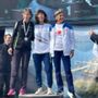 Cristina Frontespizi sul gradino più alto del podio