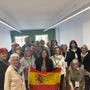 Il direttivo con alcuni studenti dell'Unitre di Moretta