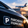 Parcheggio vicino all'aeroporto di Fiumicino