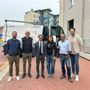 Il sindaco Gatto con Enrico Truffa Giachet, Diego Bruno, Lisa Boni San Germano e Fabio Massetti, Gianluca Piu