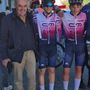 Claudio Mattio con i suoi ragazzi.