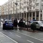 Controlli delle forze dell'ordine in corso Giolitti in una foto di repertorio