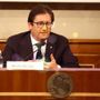 Michelino Davico quando era sottosegretario agli Interni a fianco di Maroni