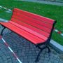 Panchina rossa a Cuneo Panchina rossa a Cuneo