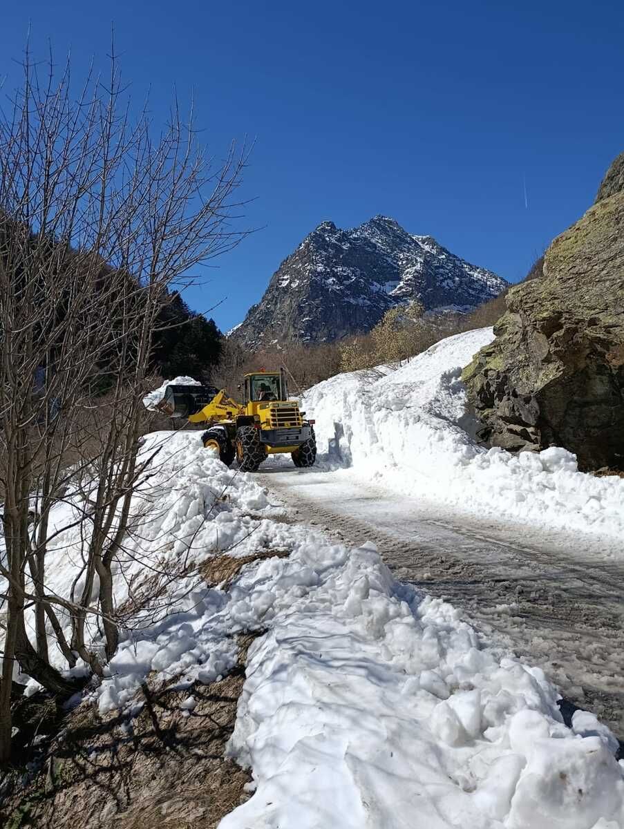 In corso gli interventi per la riapertura della strada provinciale 239 verso le Terme di Valdieri