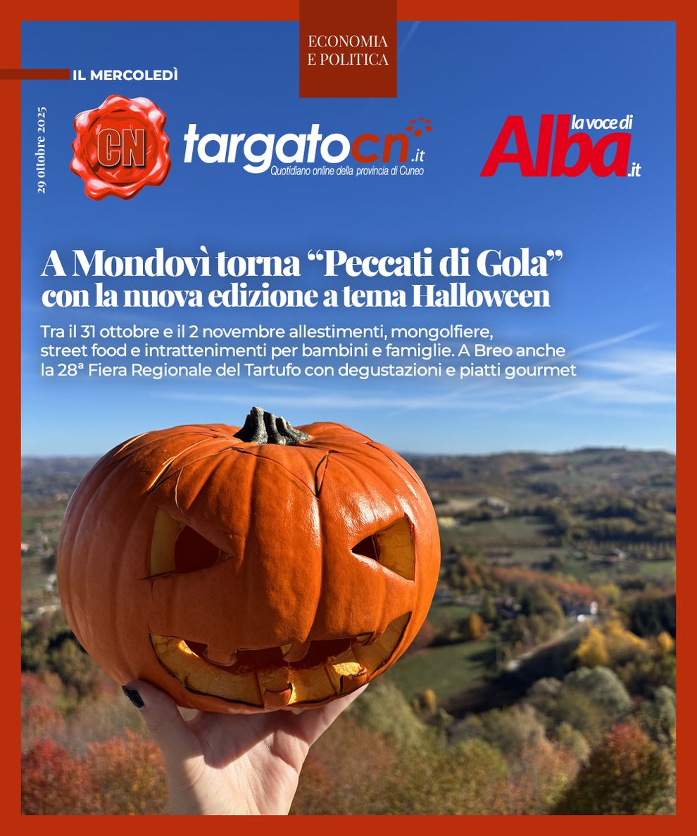 A Mondovì torna "Peccati di Gola" con la nuova edizione a tema Halloween