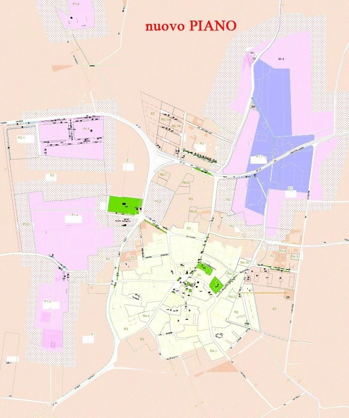 La mappa del nuovo Piano di Risanamento Acustico di Lagnasco