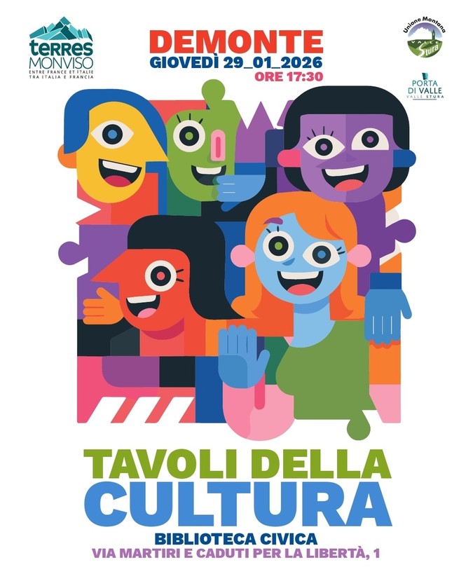 A Demonte i "Tavoli della Cultura"