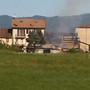 Incendio a Villanova: in fiamme un fienile a Roracco