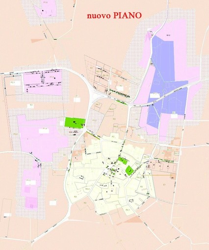 La mappa del nuovo Piano di Risanamento Acustico di Lagnasco