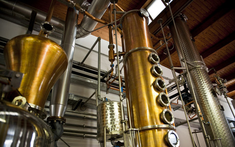 La distilleria Marolo di Alba