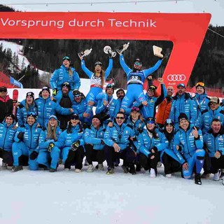 La squadra italiana a Kvitfjell