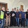 Il moto club della Polizia ieri in visita al santuario di Sant'Anna di Vinadio