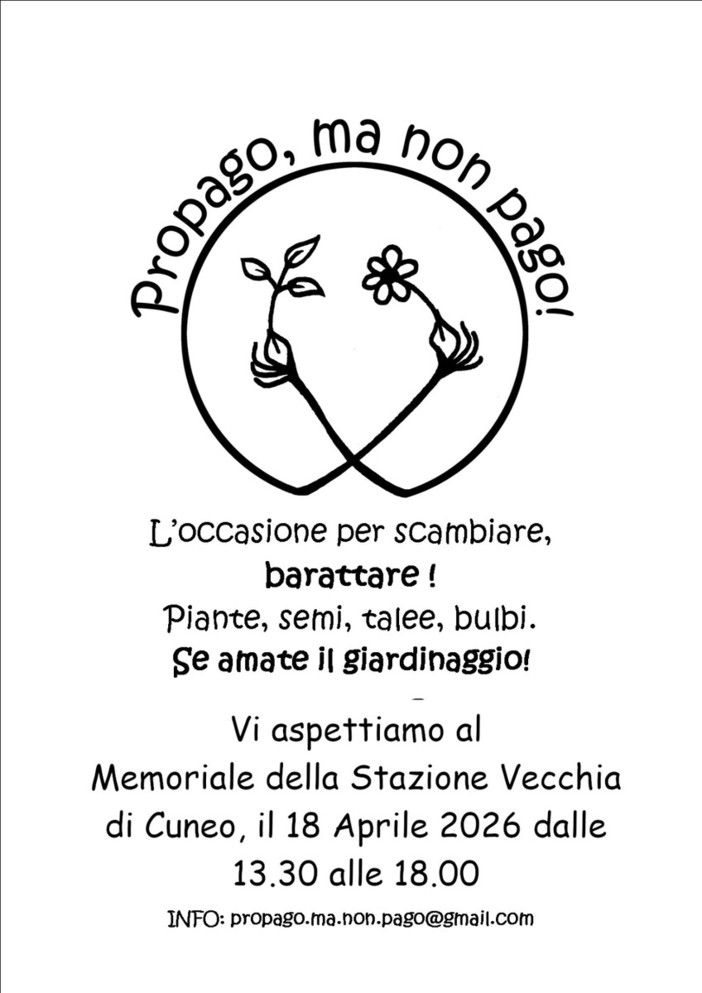 Cuneo: torna l’appuntamento con “Propago, ma non pago”